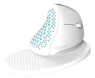 Delux Mysz Pionowa M618XSD BT+2.4G RGB (biała) M618XSD (White) - 1078521 - zdjęcie 2